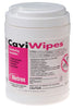 Metrex CaviWipes Surface Disinfectant, 6" x 6¾" Towelette (160/Canister)