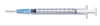 BD 1mL Slip Tip Tuberculin Syringe w/ 27G x ½" Needle (100/Box)