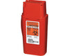 SharpSafety Sharps Container, Transportable, Red 1 Quart (Each)