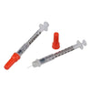 Monoject Insulin Safety Syringe, 1/2mL, 29G x 1/2", 100/BX