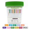 Rapid Response One-Step 10-Drug Urine Screen Cup (25/Box)