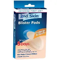 2nd Skin Blister Pads, Sterile 1½" x 2¼" (5/Box)