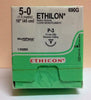 Ethicon Ethilon Suture, 5-0 Undyed 1" x 18" P-3 (12/Box)