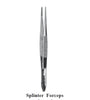 Splinter Forceps, Straight, Serrated, 3.5" (Each)