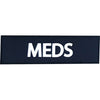 MERET ID PLATE Meds Identifcation Tag, White (Each)