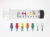 King LT 100mL Syringe w/ Luer Connect, Colour Coded (10/Box)