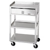 Chattanooga MB-TD Stainless Steel Cart w/ 2 Shelves & Drawer (Each)