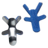 ProCare Aluminum Padded Frog Splints, Large 3½" x 3" (12/Pkg)