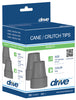 Replacement 7/8' Cane/Crutch Tips, Gray (2/Set)