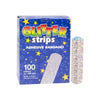 AWC First Aid Glitter Stat Strip Bandages, ¾" x 3" (100/Box)