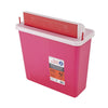 Sharps Container 5qt. w/ Mailbox Lid, Red, Each