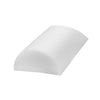 CanDo Foam Roller, White PE Foam, Half-Round 6" x 12" (Each)