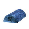CanDo Foam Roller, X-Firm Blue EVA Foam, Half-Round 6" x 12" (Each)