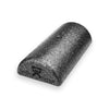 CanDo Foam Roller, Black Composite Foam, Extra Firm, Half-Round 6" x 12" (Each)