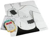 Philips Pads Placement Guide (Flat man) - Adult (Each)