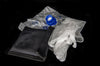 CPR RESQ-AID Protective Barrier w/ Gloves in Belt/Keyring Pouch, Black (Each)
