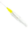 JELCO ViaValve Safety I.V. Catheter Straight Hub (Yellow), 24G x 5/8", (Each)
