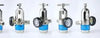 Otwo equinox ii brass pinindexed yoke regulator with 1 x 58 f outlet (each)