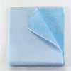 TIDI Everyday Drape Sheets, Tissue/Poly Pebble, 40" x 72", Blue (50/Case)