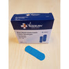 Vereburn Blue Metal Detectable Fabric Strip Bandage 1" x 3", 100/Box