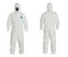 Tyvek Hooded Coverall, White W/ Elastic Wrist & Ankle, X-Large (25/Case)