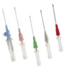 JELCO ViaValve Safety I.V. Catheter Winged Hub (Blue), 22G x 1" (50/box)