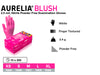 Aurelia Blush Nitrile PF Exam Gloves, Small (200/Box)