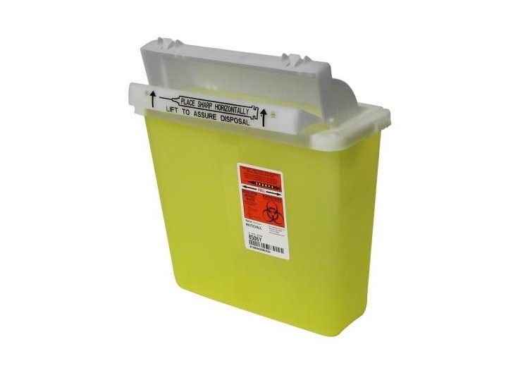 5 Quart Sharps Container #8513 by Kendall / Covidien - Medical